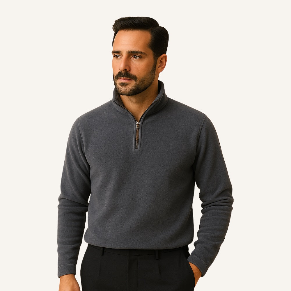 Pull Piemonte demi-zip pour homme
