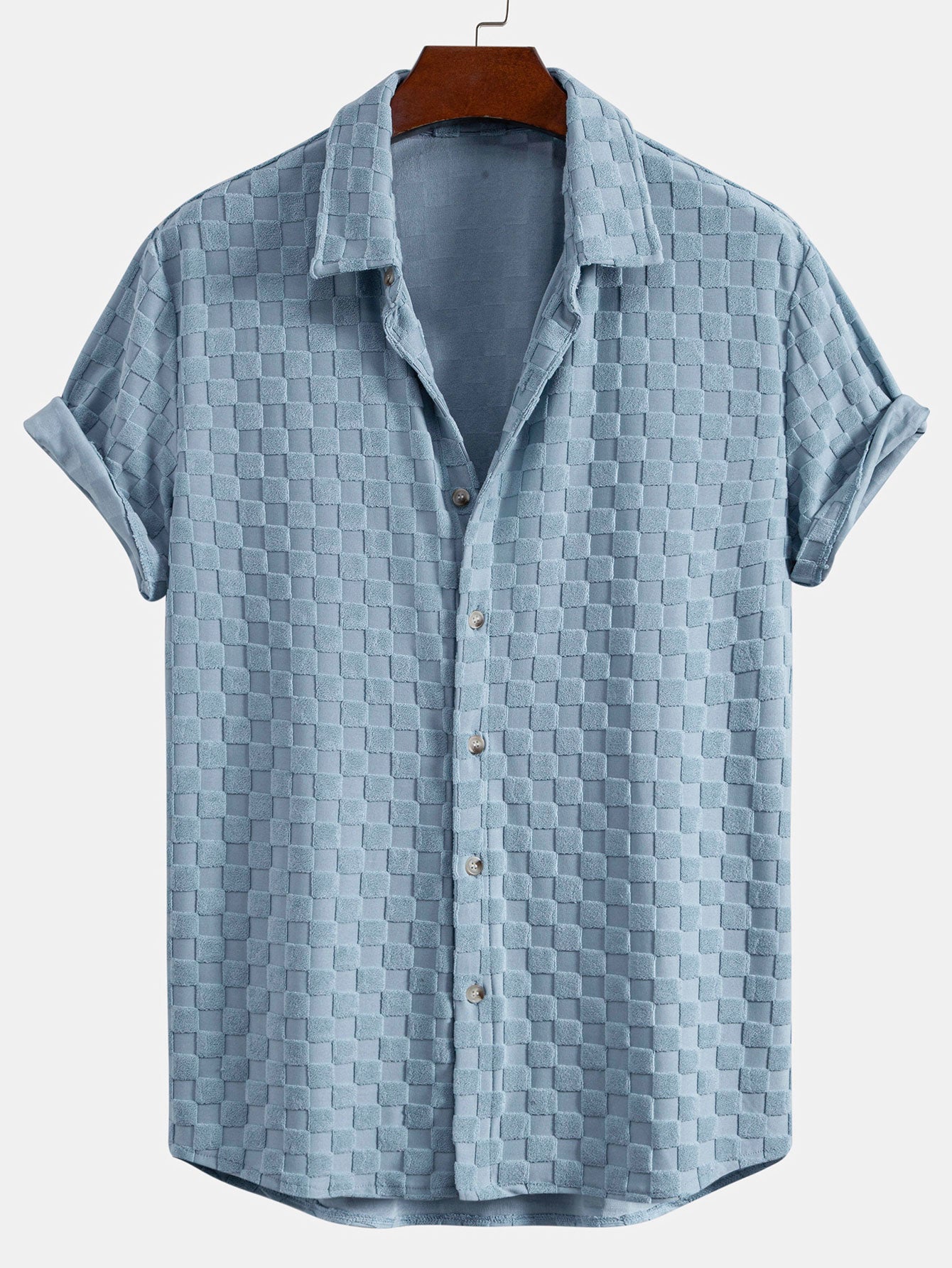 Checkerboard Terry Shirt & Shorts