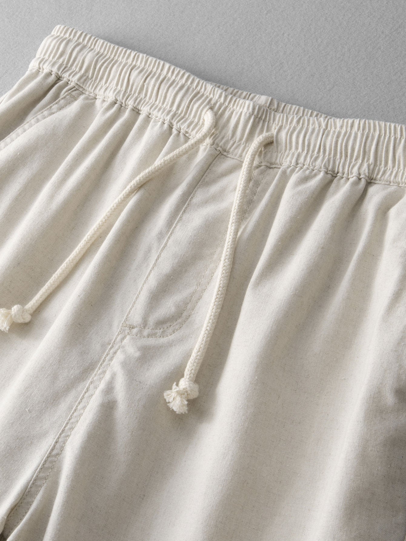 Muscle Fit Diamond Texture Cuban Shirt & Straight Leg Linen Pants