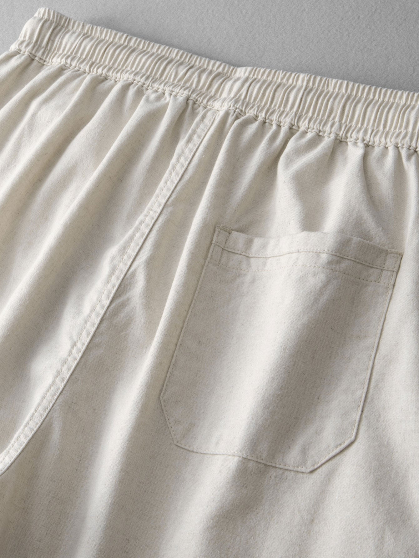 Muscle Fit Diamond Texture Cuban Shirt & Straight Leg Linen Pants