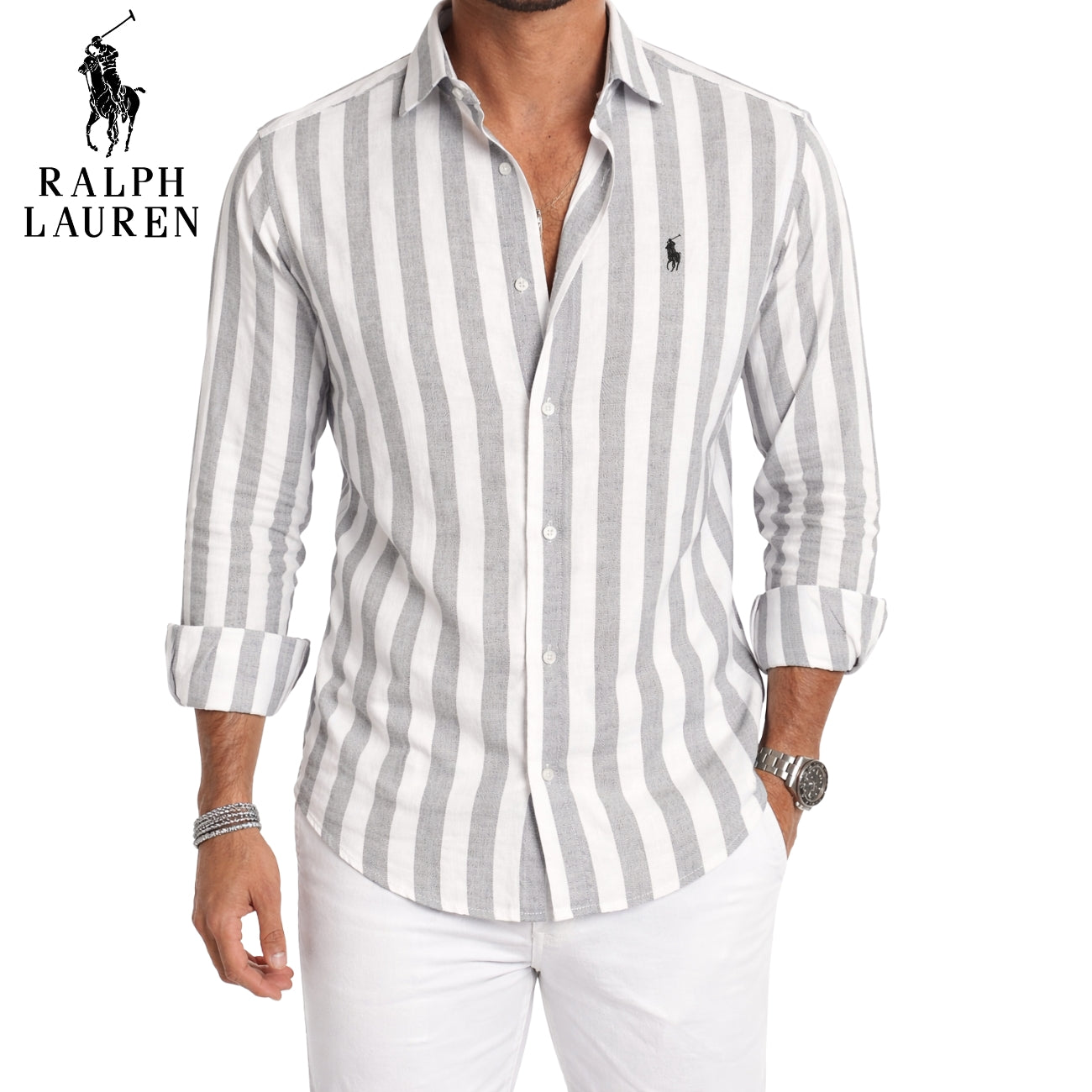 Ralph Lauren - Chemise décontractée à rayures