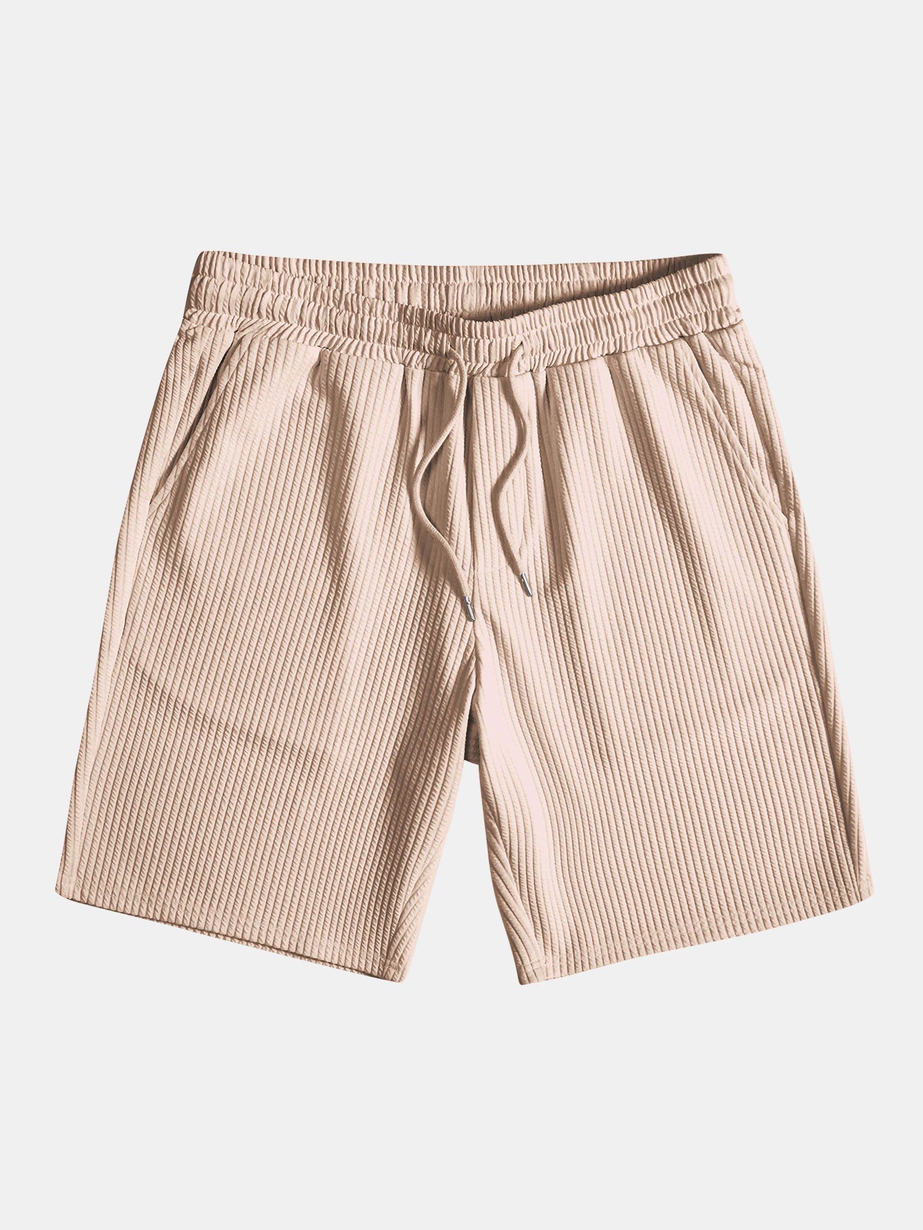 Muscle Fit Ribbed Arc Hem T-Shirt & Shorts