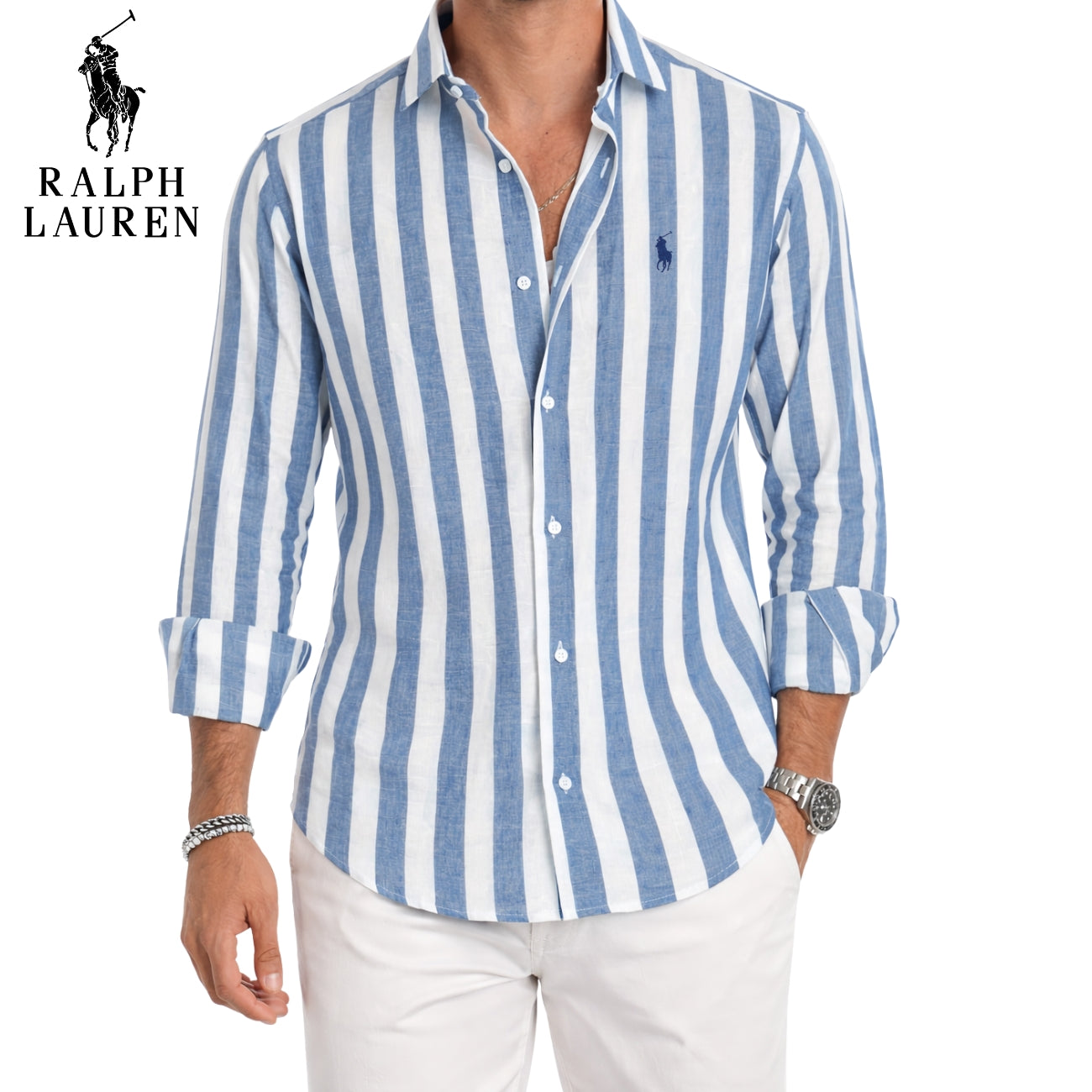 Ralph Lauren - Chemise décontractée à rayures