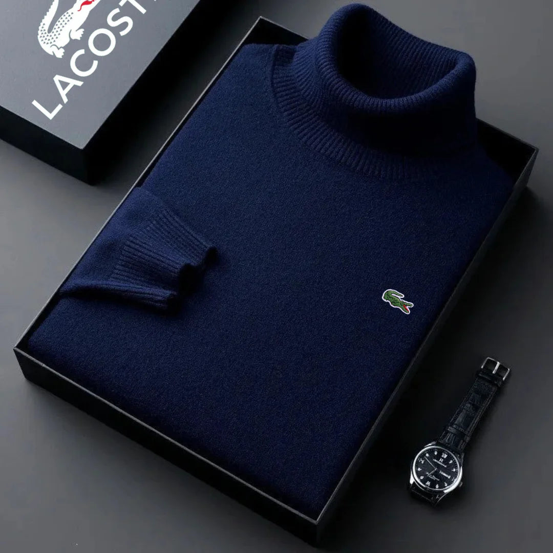 Lаϲоѕtе – Pull à Col Montant – Style et Confort
