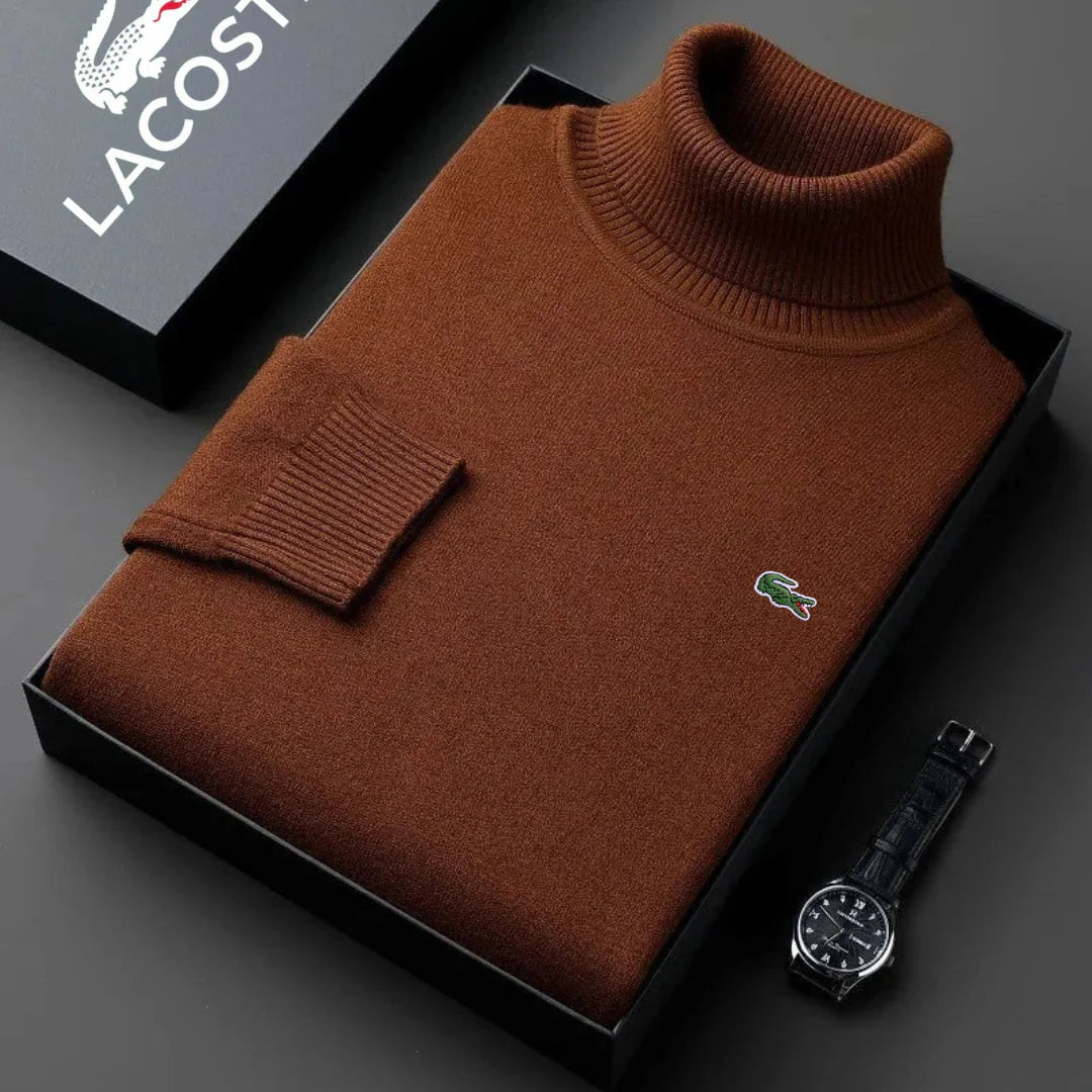 Lаϲоѕtе – Pull à Col Montant – Style et Confort