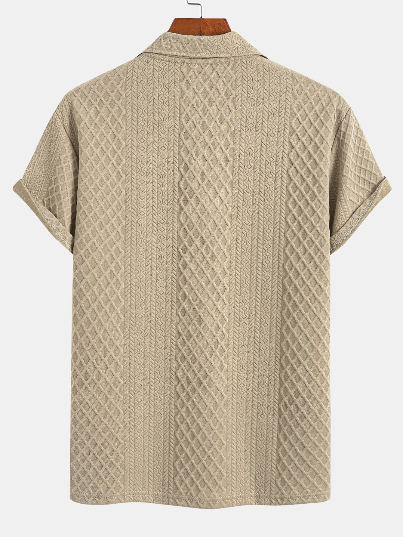 Geometric Diamond Jacquard Polo & Shorts