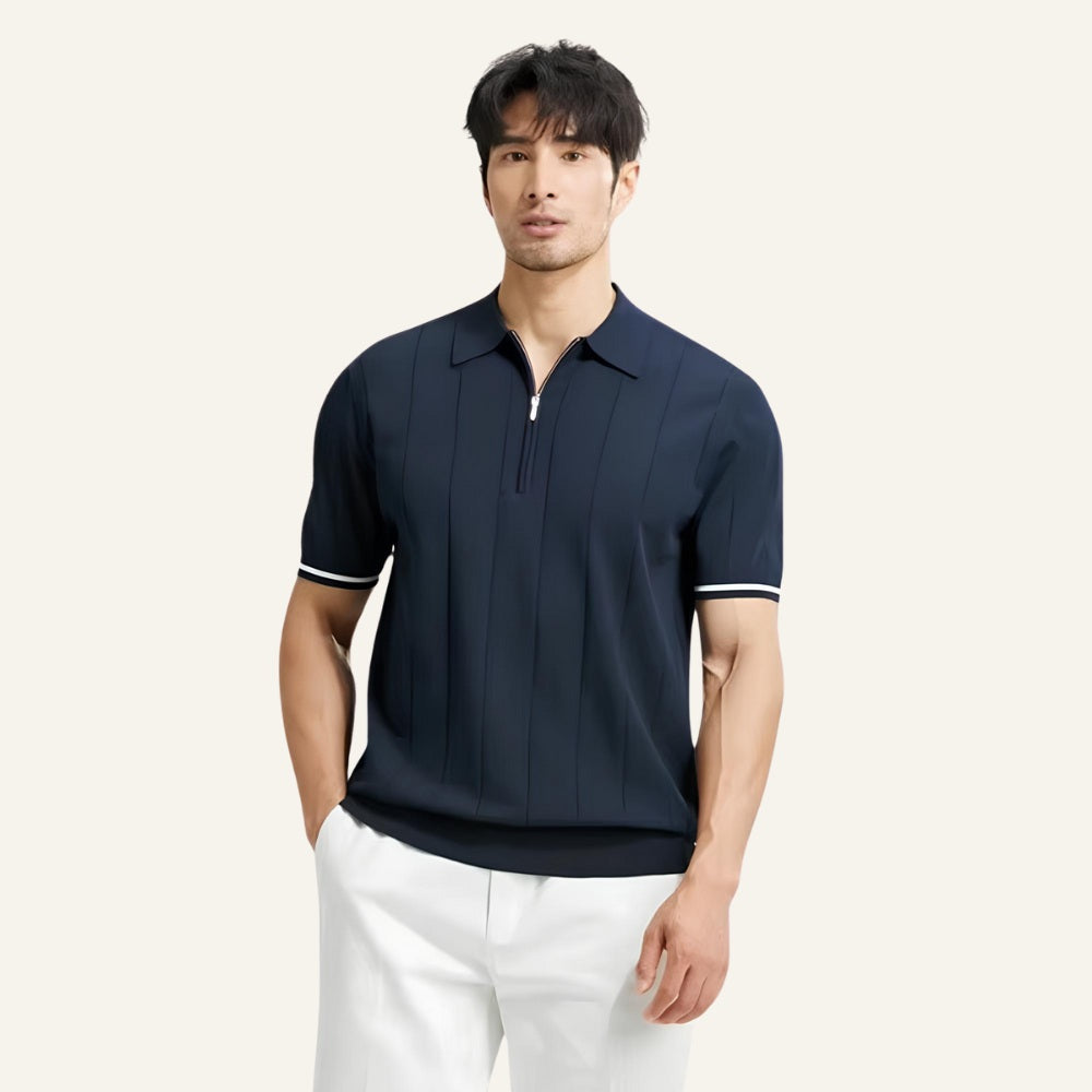 Polo Valence demi-zip pour homme