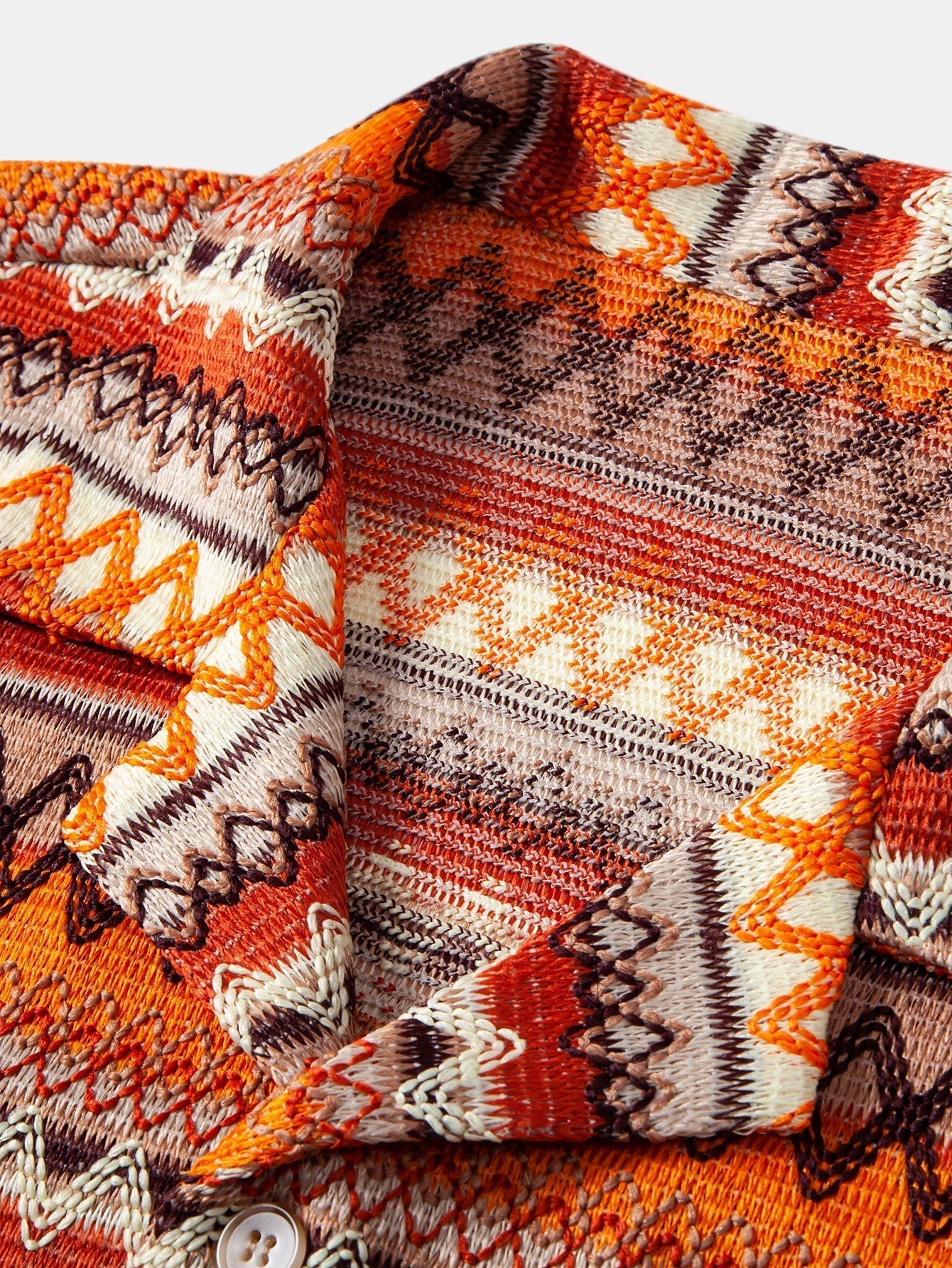 Geometric Cuban Shirt & Swim Shorts