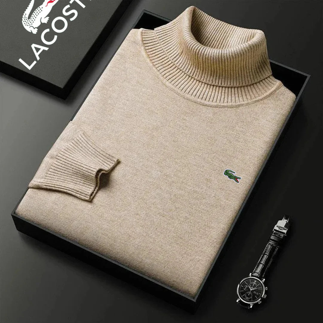 Lаϲоѕtе – Pull à Col Montant – Style et Confort