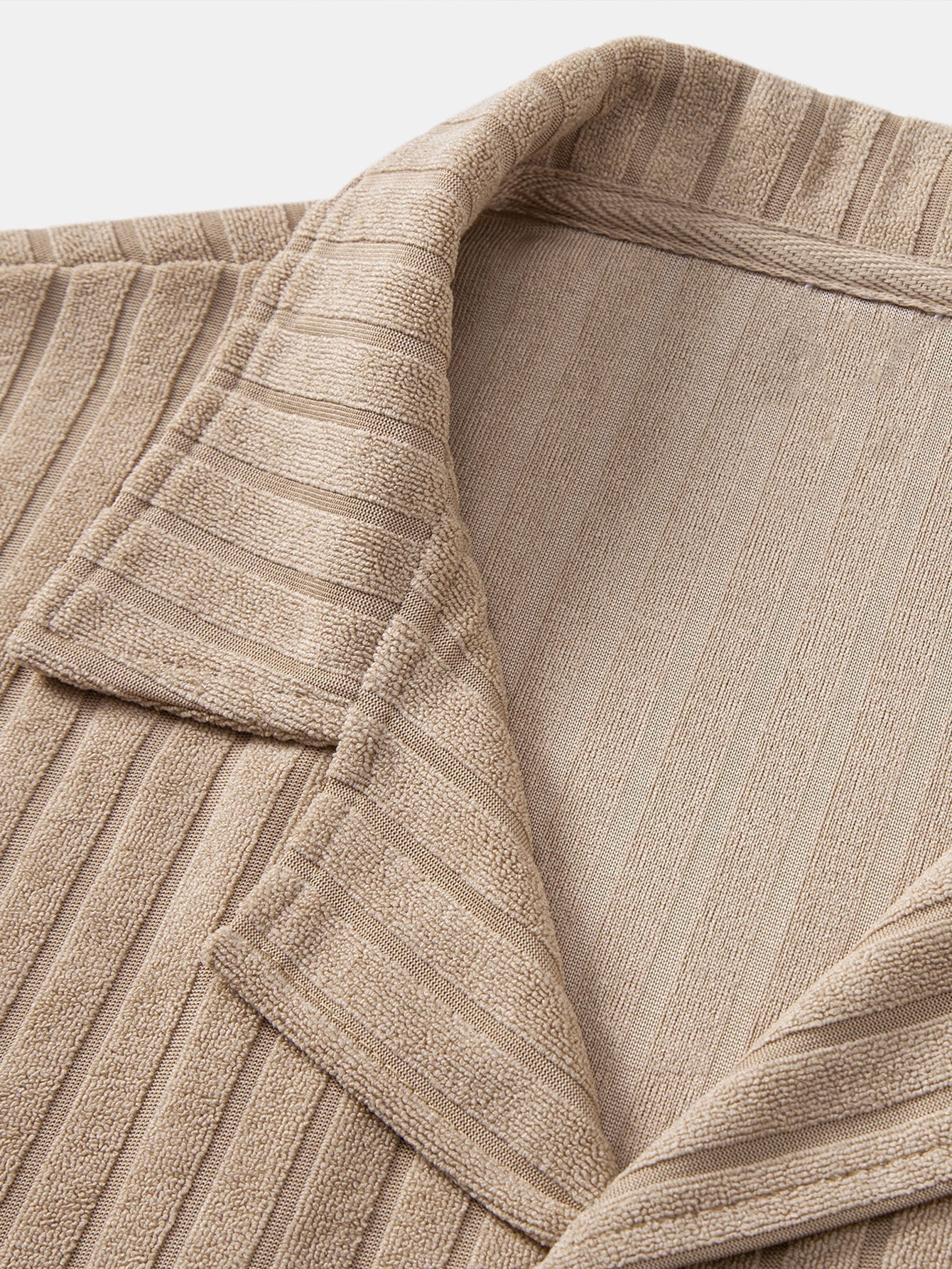 Striped Terry Cuban Shirt & Striped Terry Cuban Shorts