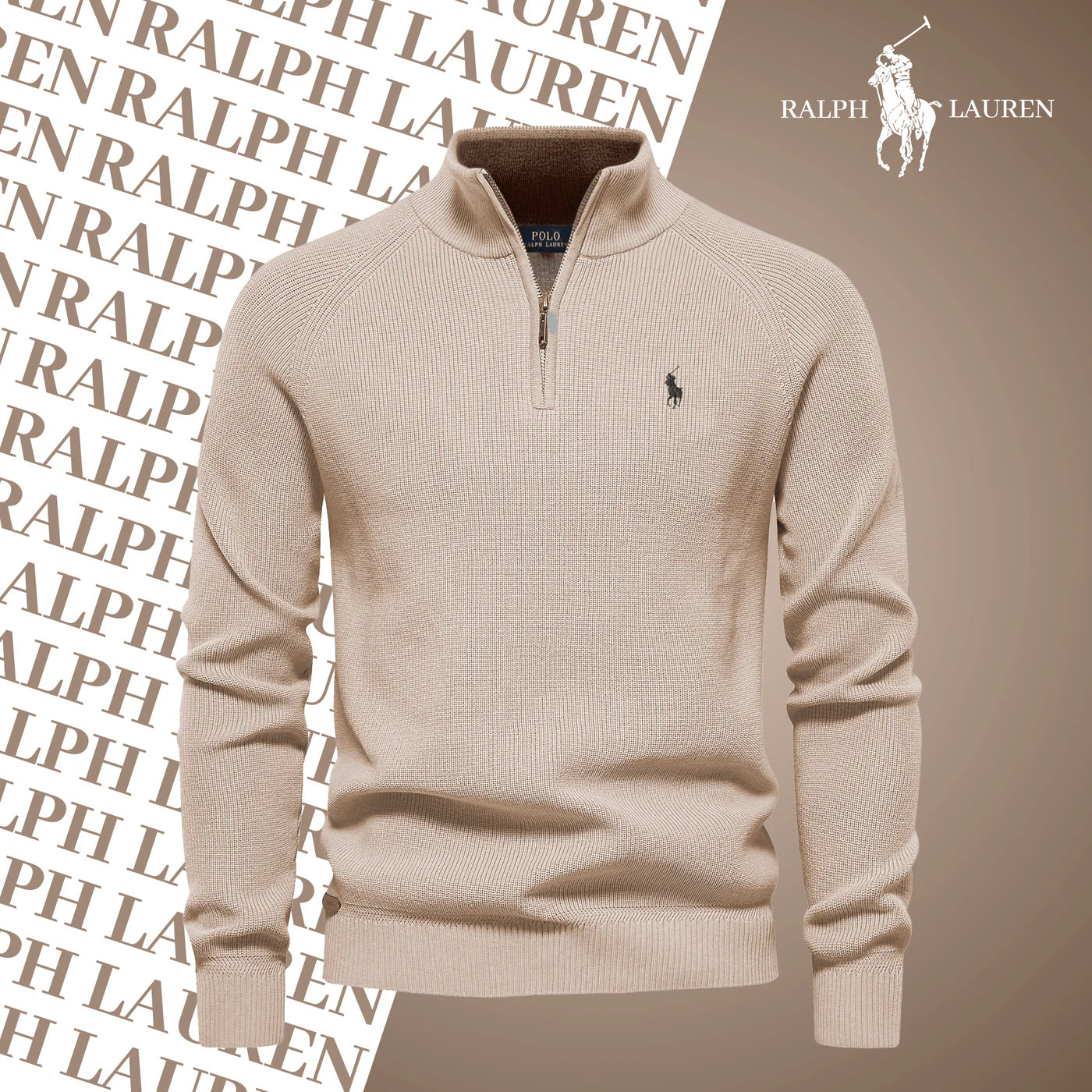 Rаlрһ Lаυгеn - Pull Demi-Zippé - Exclusive Homme