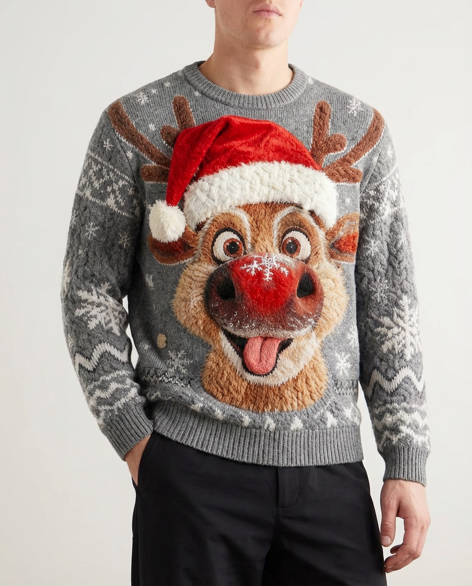 Pull de Noël 3D - Rudolph – Edition Exclusive