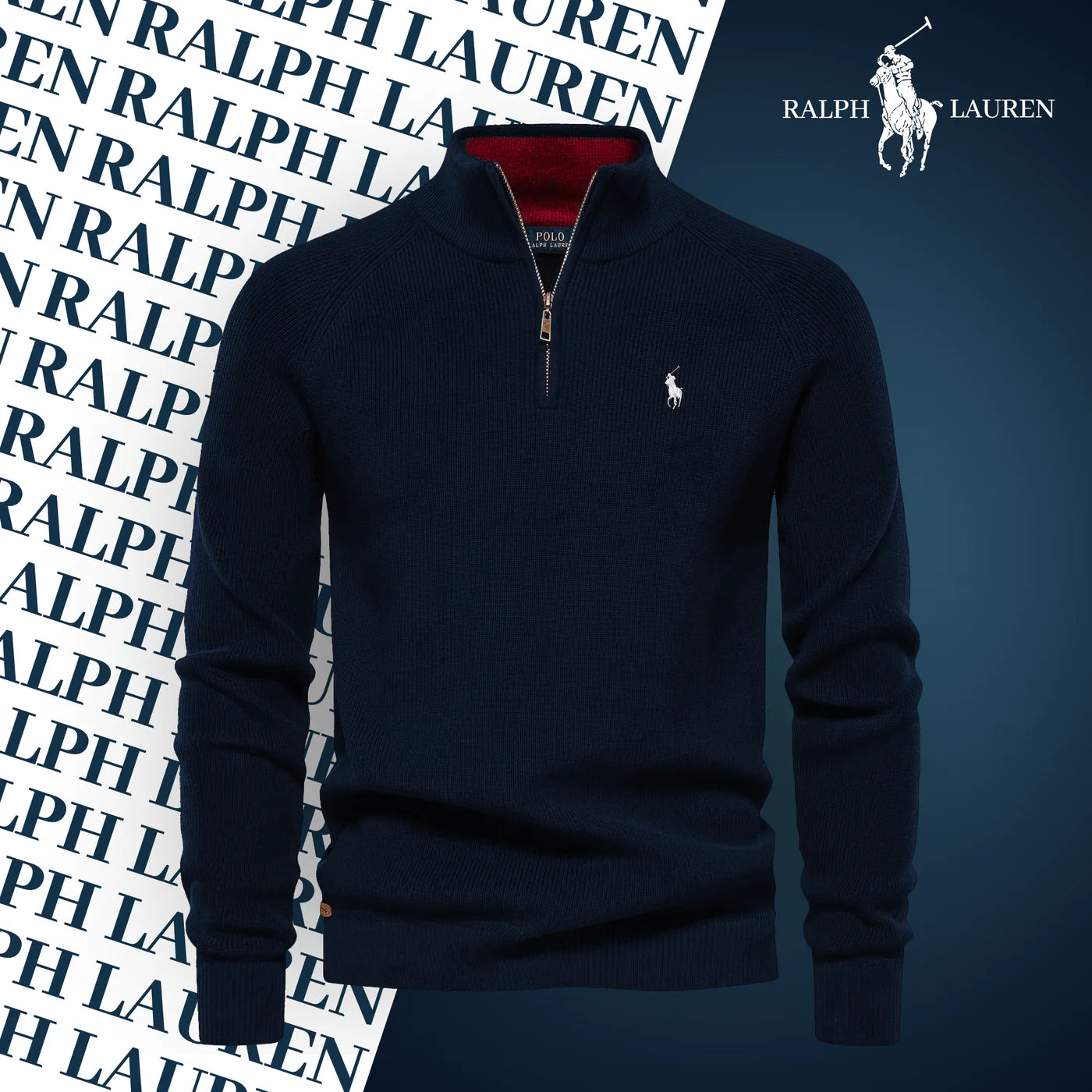 Rаlрһ Lаυгеn - Pull Demi-Zippé - Exclusive Homme