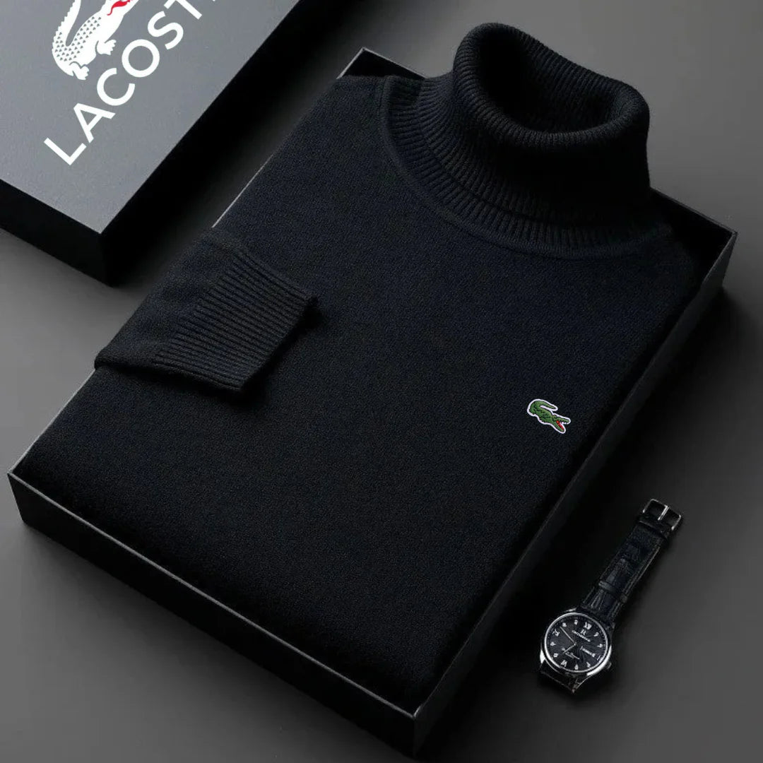 Lаϲоѕtе – Pull à Col Montant – Style et Confort