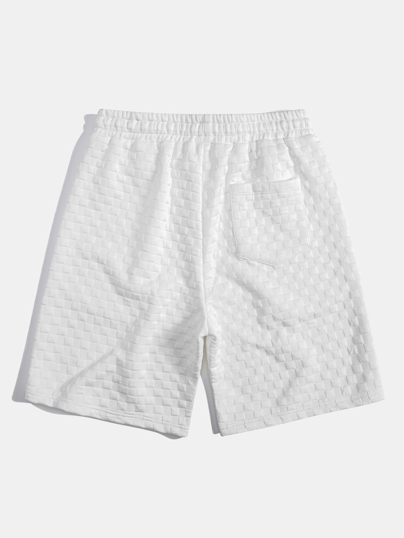 Checkerboard Jacquard Arc Hem T-Shirt & Checkerboard Jacquard Shorts