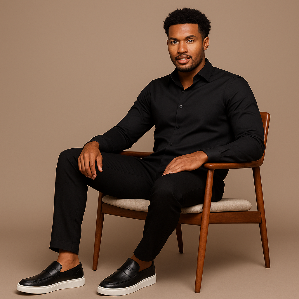 Mocassins Miliani pour hommes en cuir italien