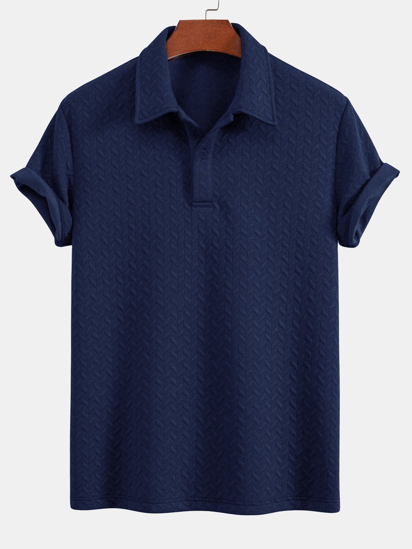 Geometric Jacquard Polo & Geometric Jacquard Shorts