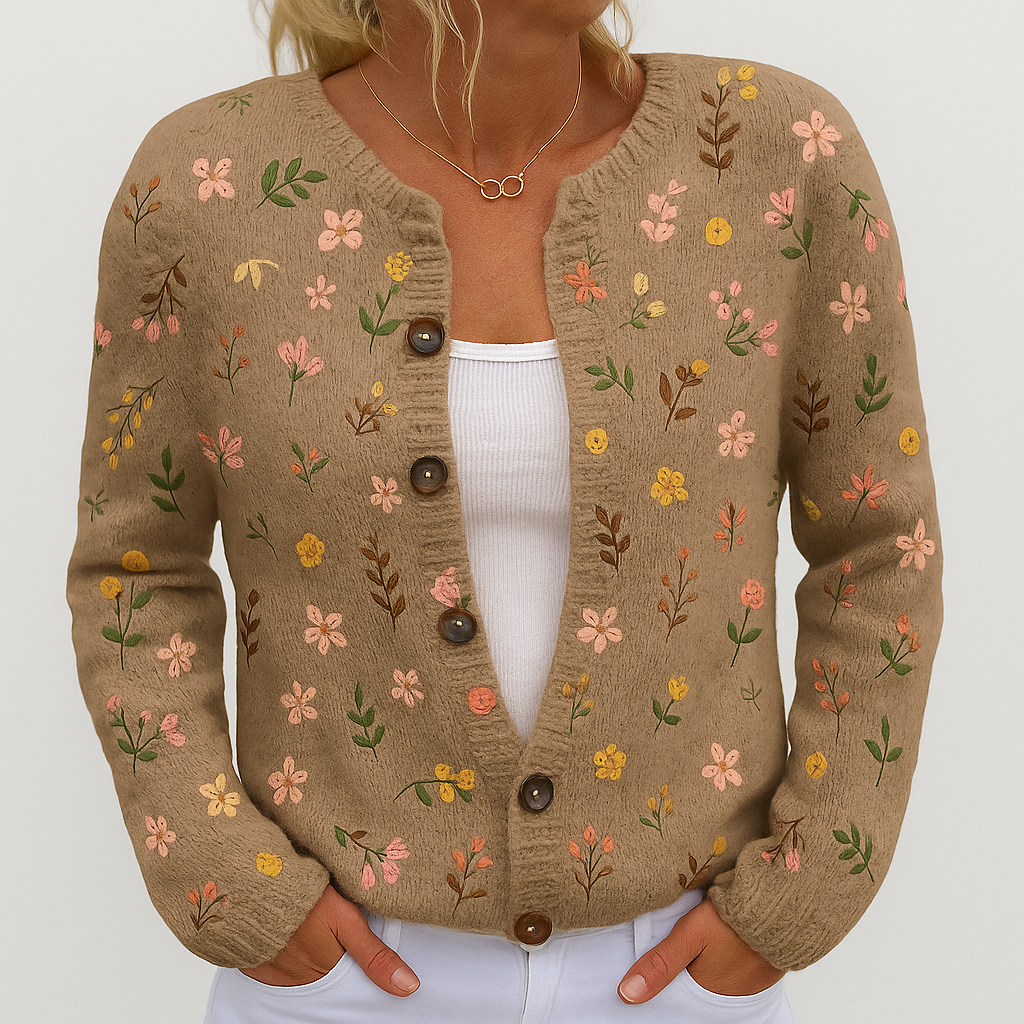 Alina - Cardigan Floral Chic