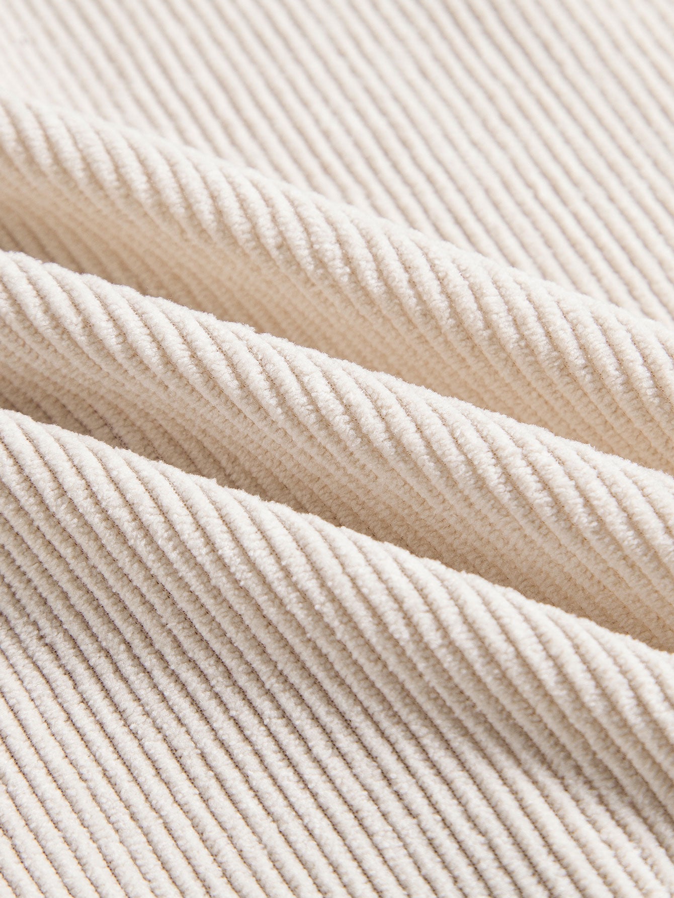 Corduroy Button Up Short Sleeved Shirt & Straight Leg Corduroy Pants