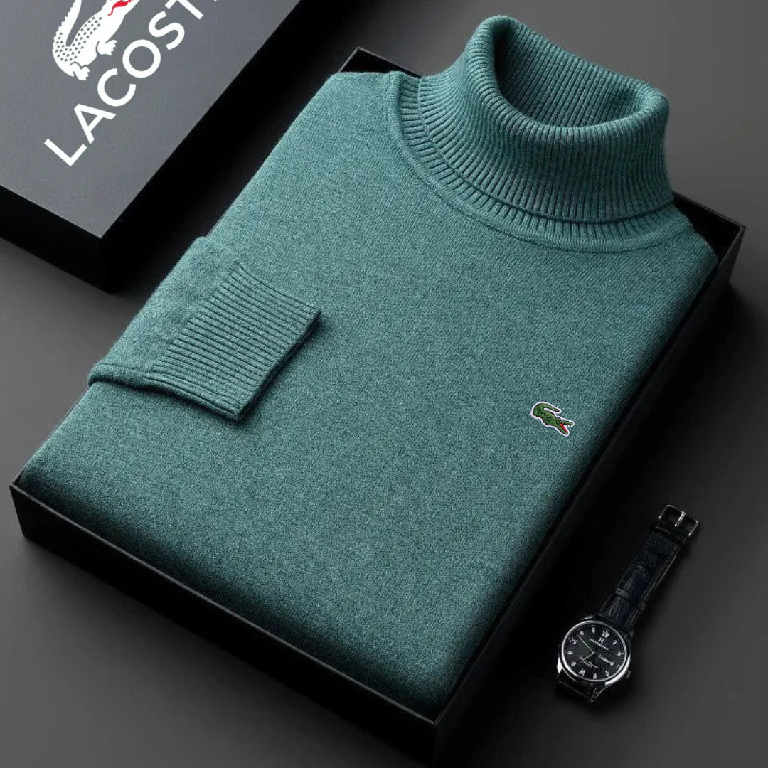 Lаϲоѕtе – Pull à Col Montant – Style et Confort
