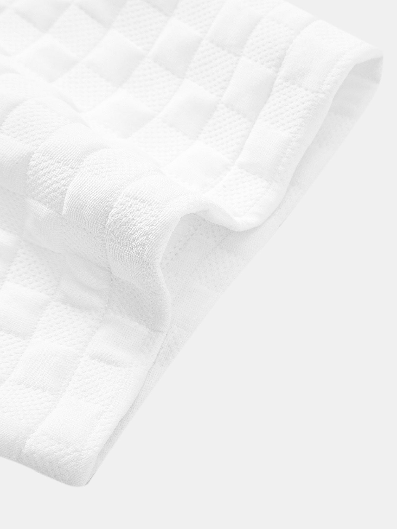 Checkerboard Stand Collar Shirt & Checkerboard Jacquard Shorts