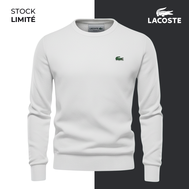 Lacoste - Pull Coton - Nouvelle Collection