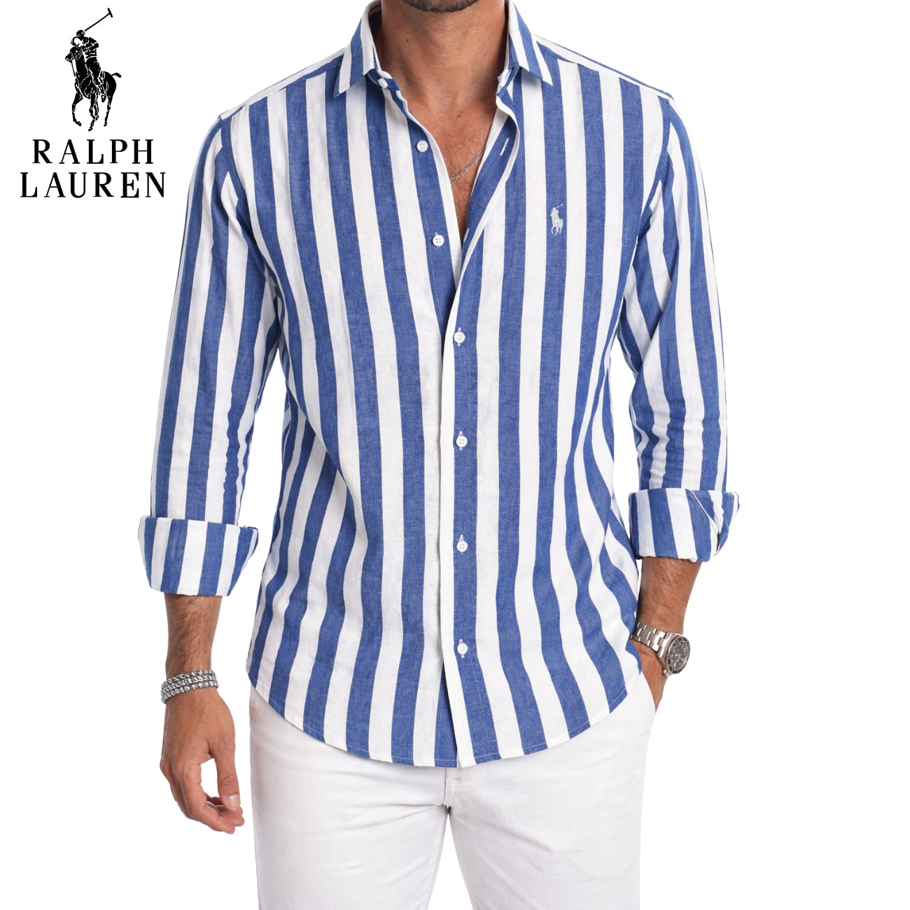 Ralph Lauren - Chemise décontractée à rayures