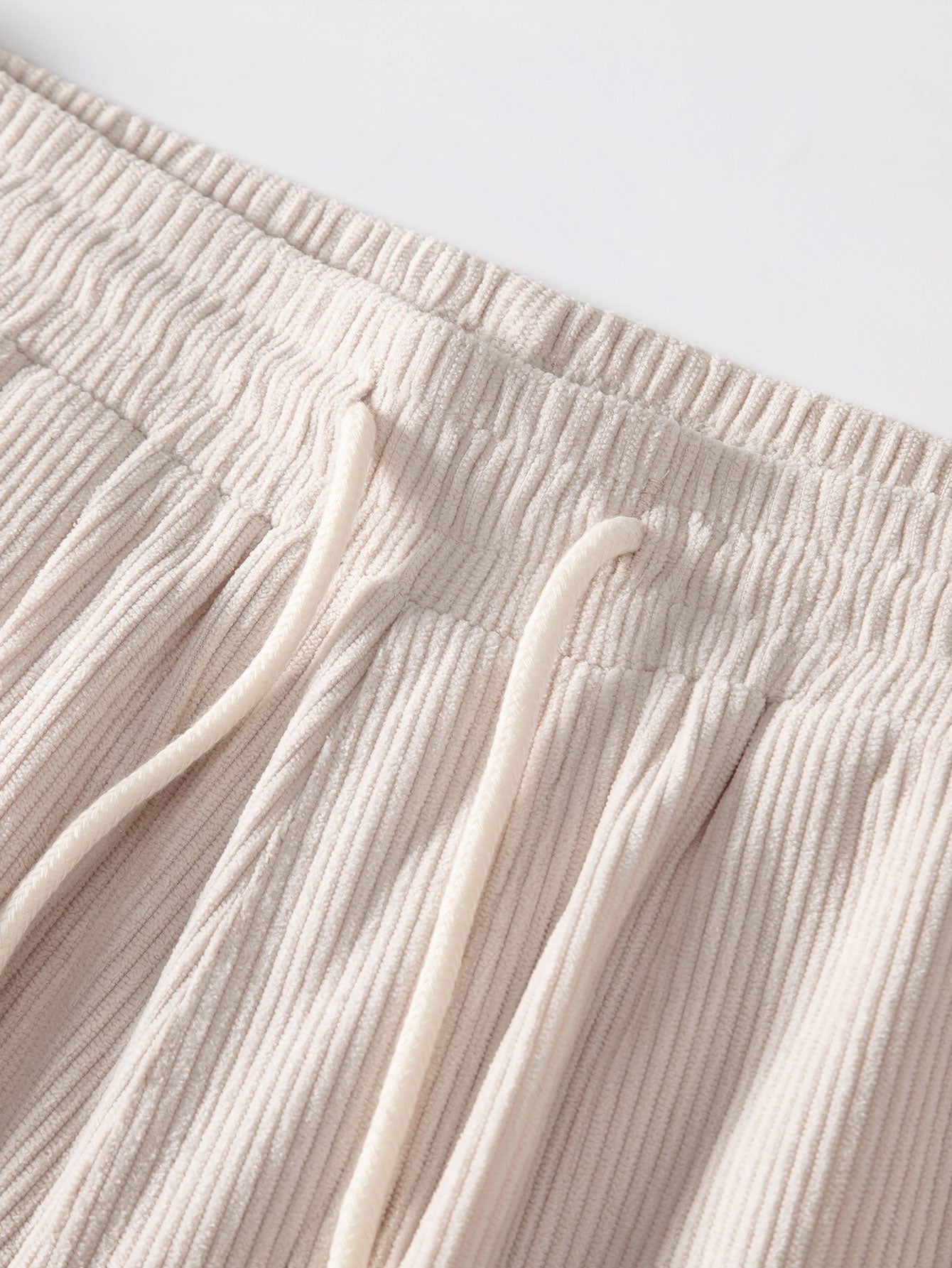 Corduroy Button Up Short Sleeved Shirt & Straight Leg Corduroy Pants