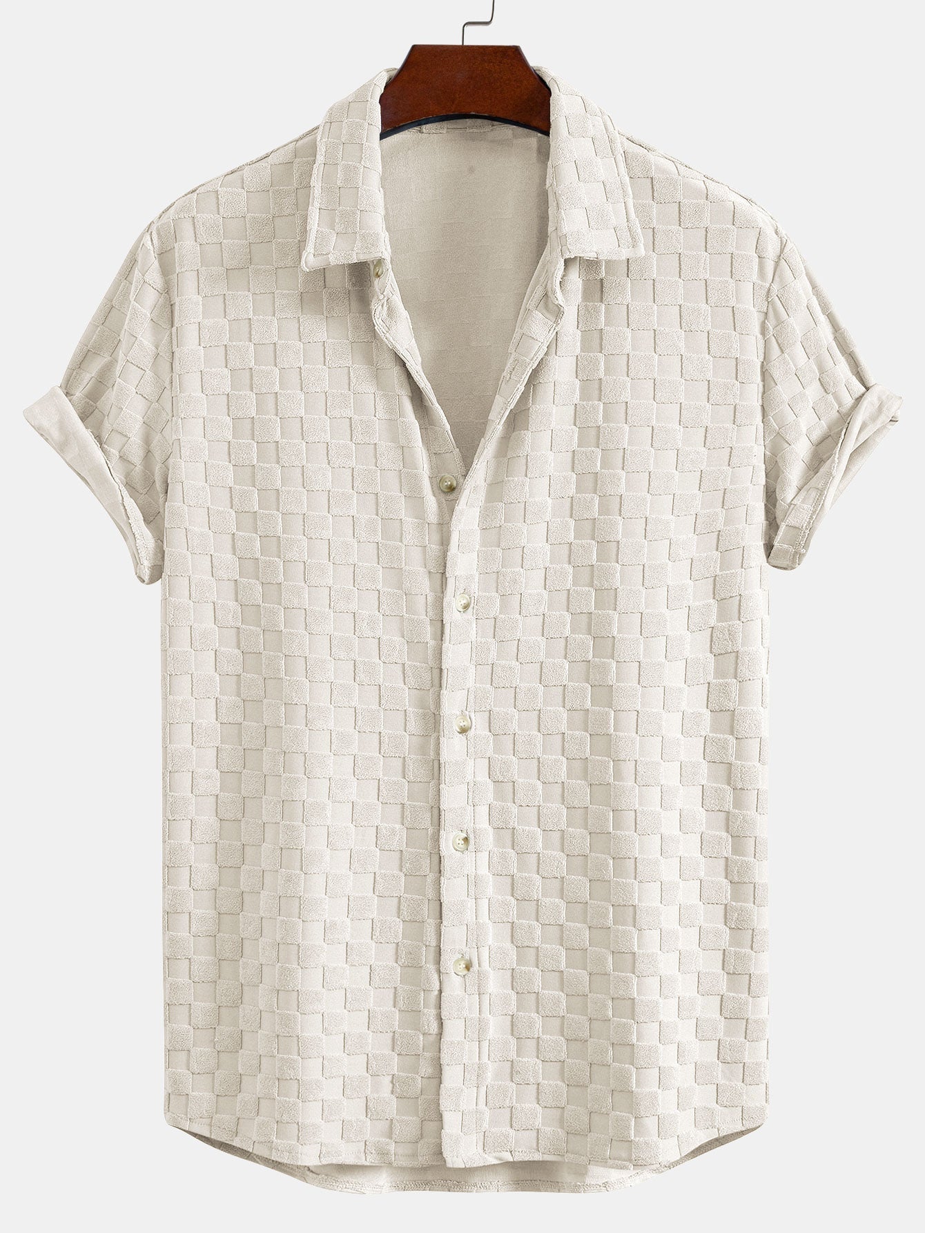 Checkerboard Terry Shirt & Shorts