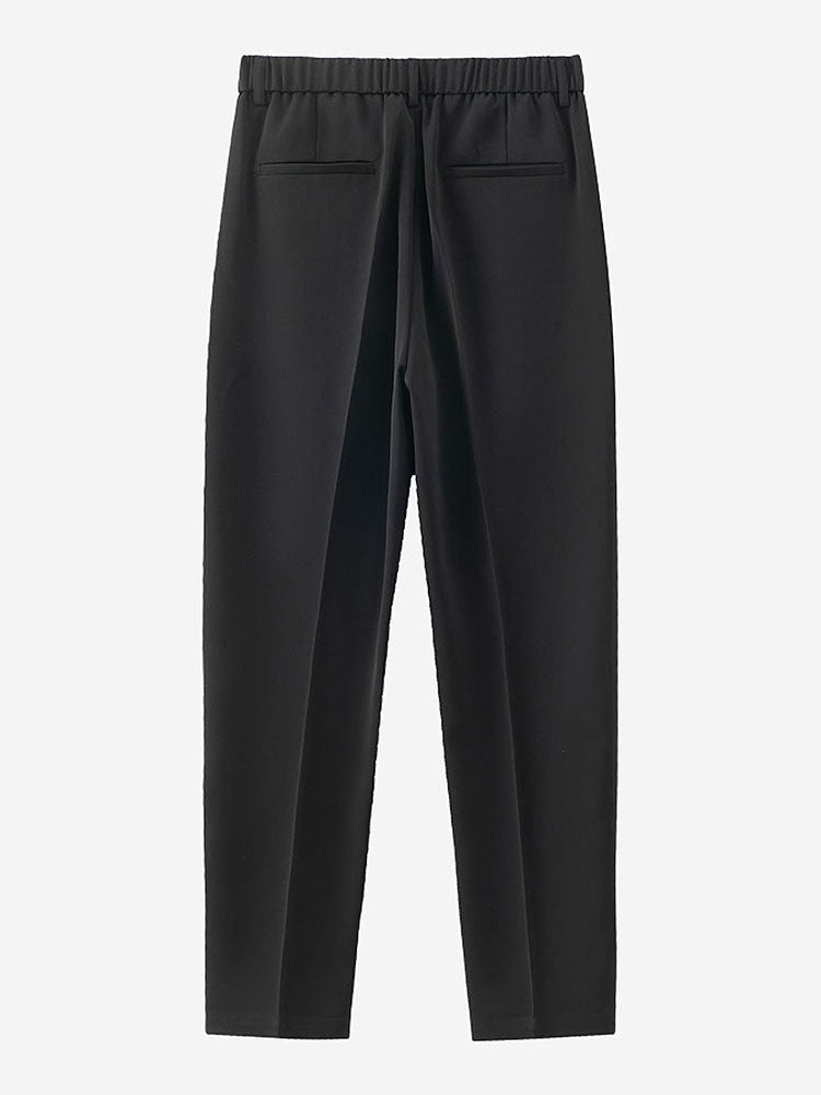 Linen Cuban Shirt With Pockets & Slim Fit Cropped Tapered Pants