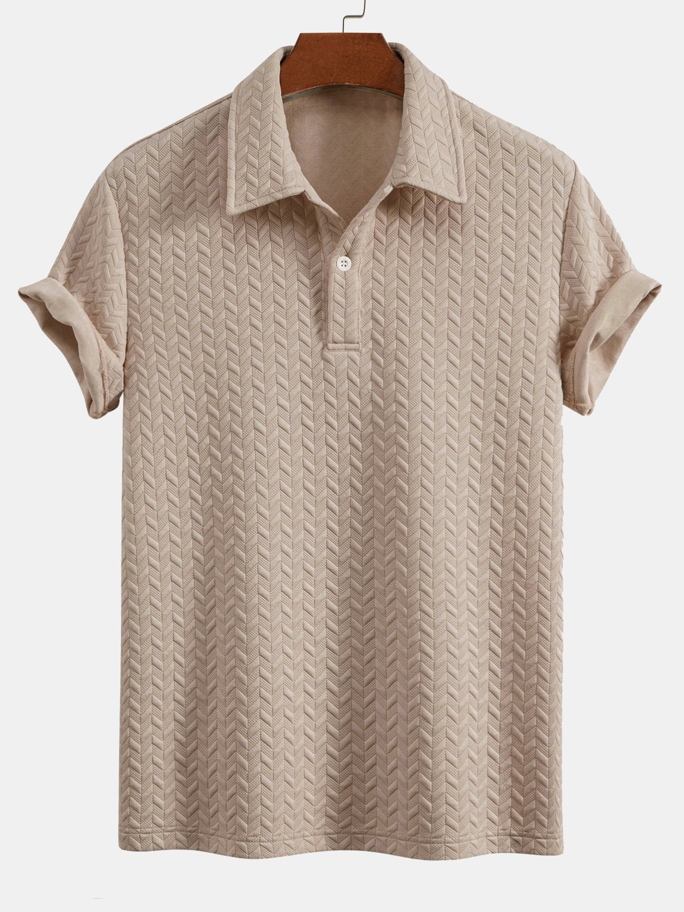 Geometric Jacquard Polo & Geometric Jacquard Shorts