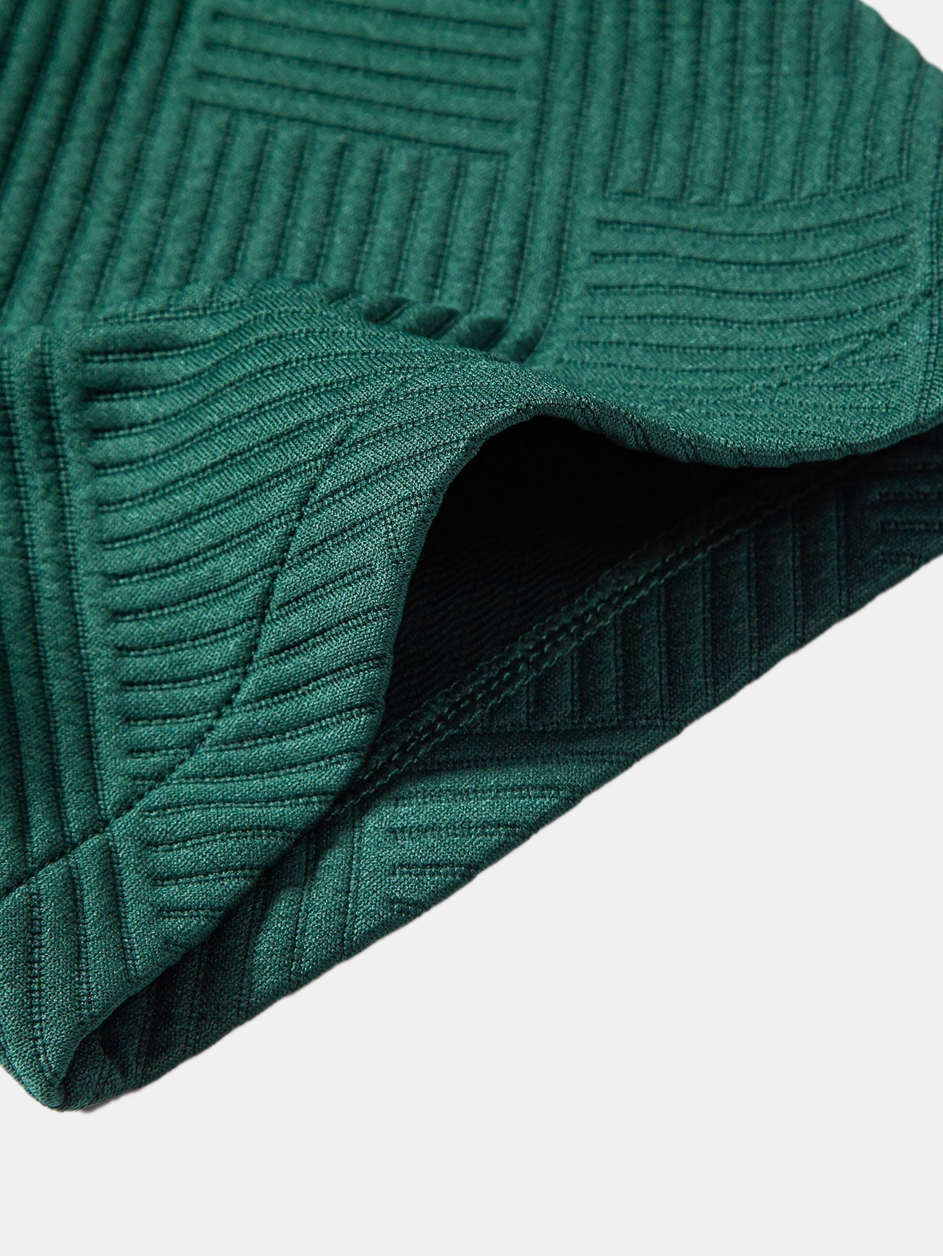 Stripe Jacquard Button Up Shirt & Shorts