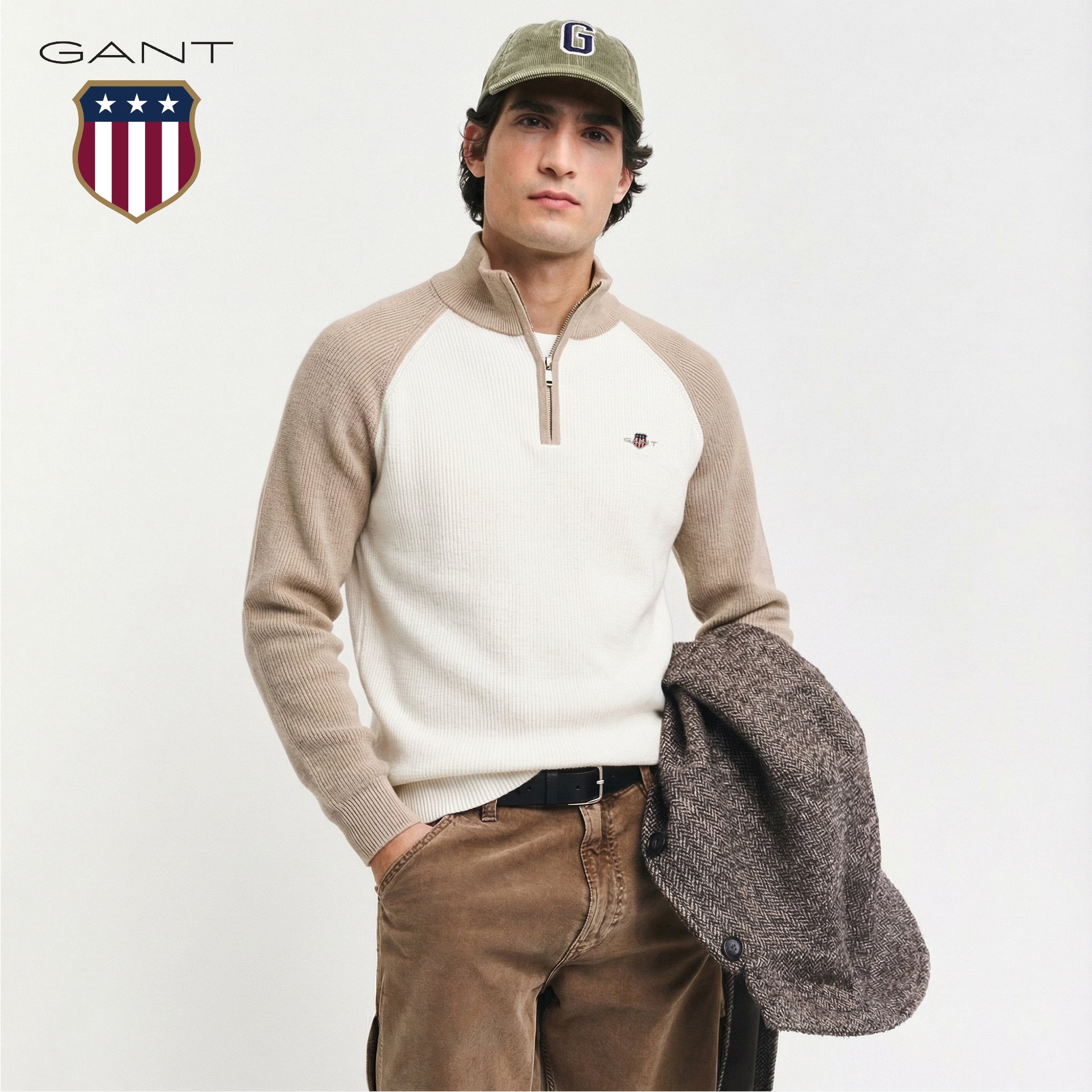 GANT - Pull Demi-Zip Signature