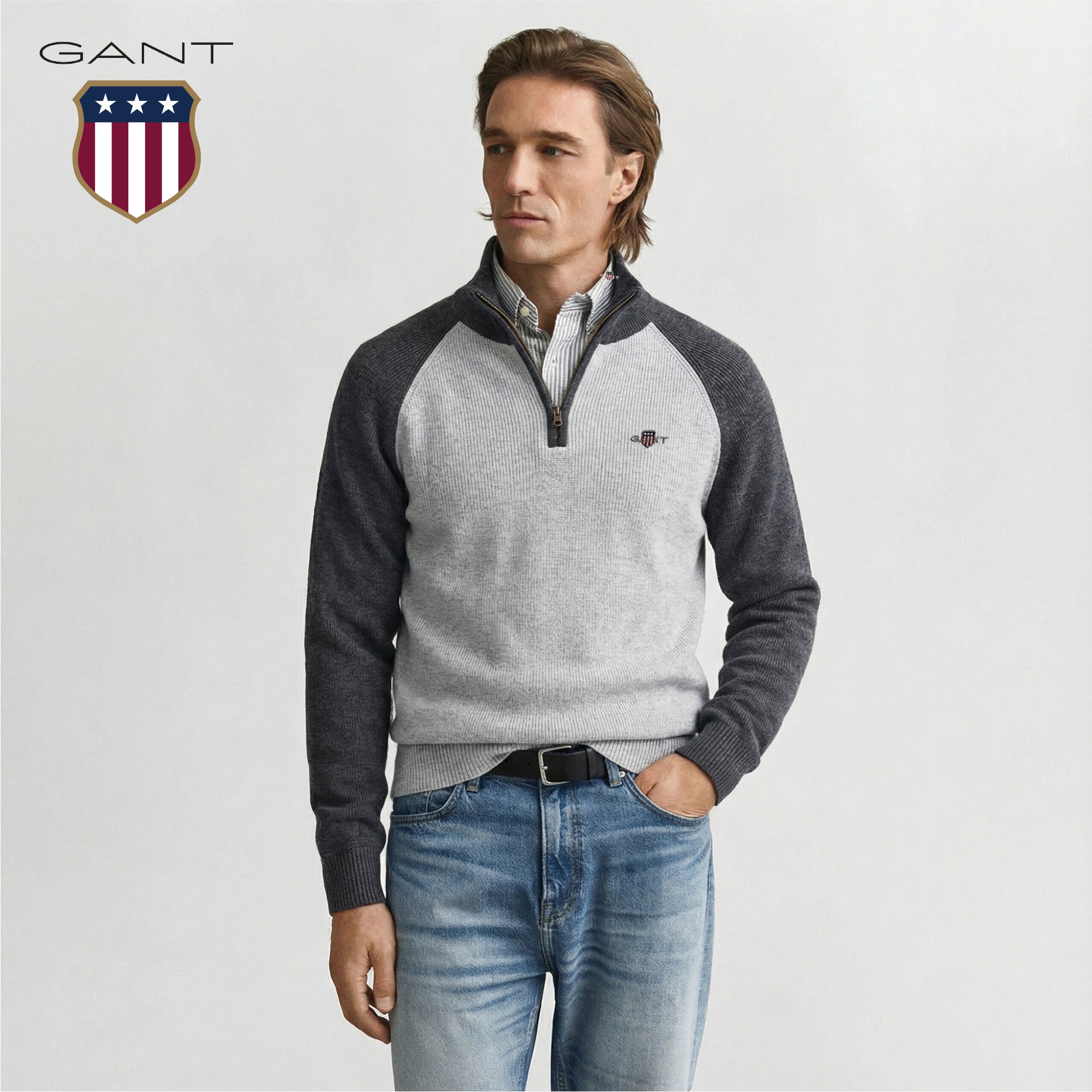 GANT - Pull Demi-Zip Signature