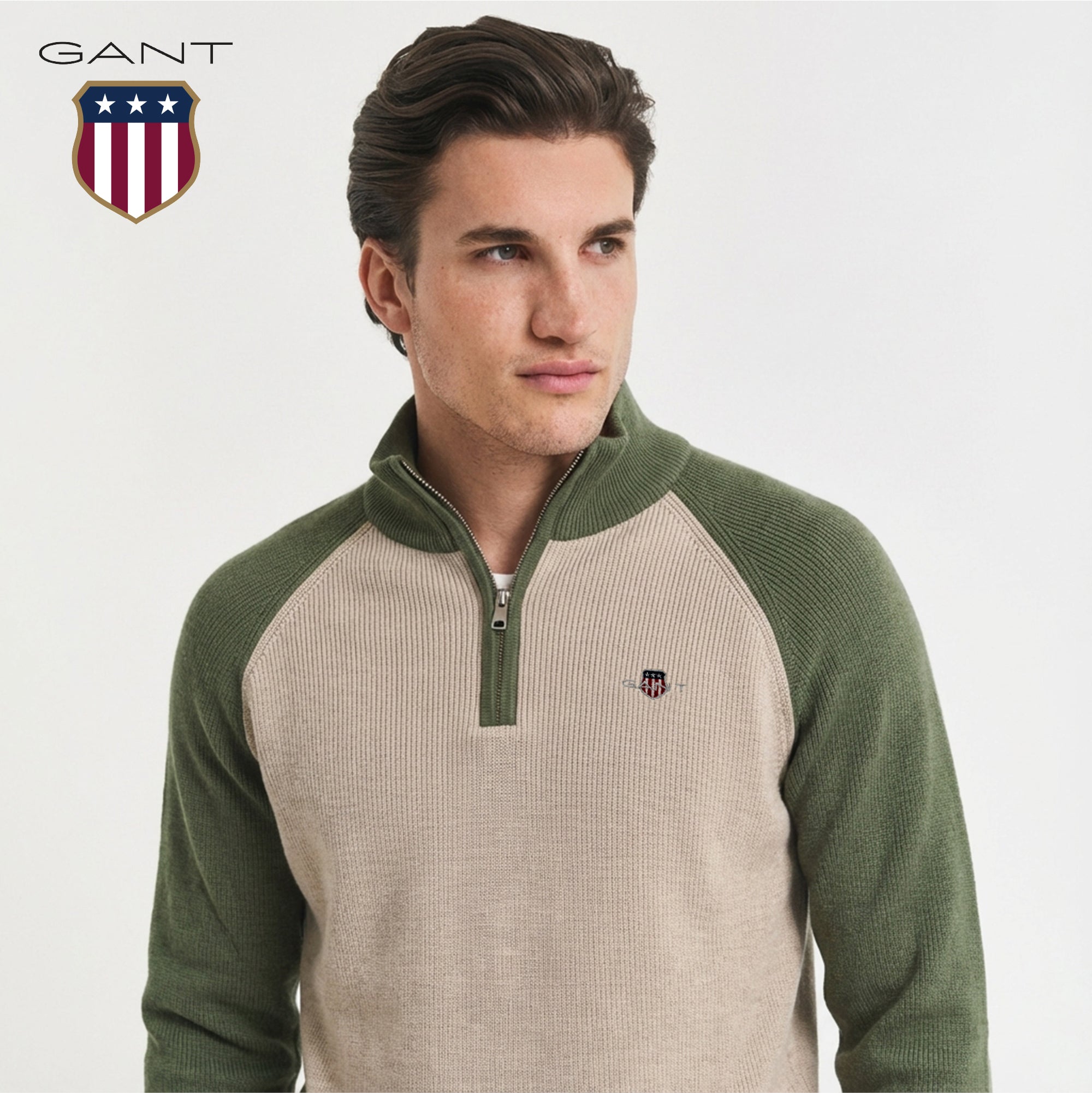 GANT - Pull Demi-Zip Signature