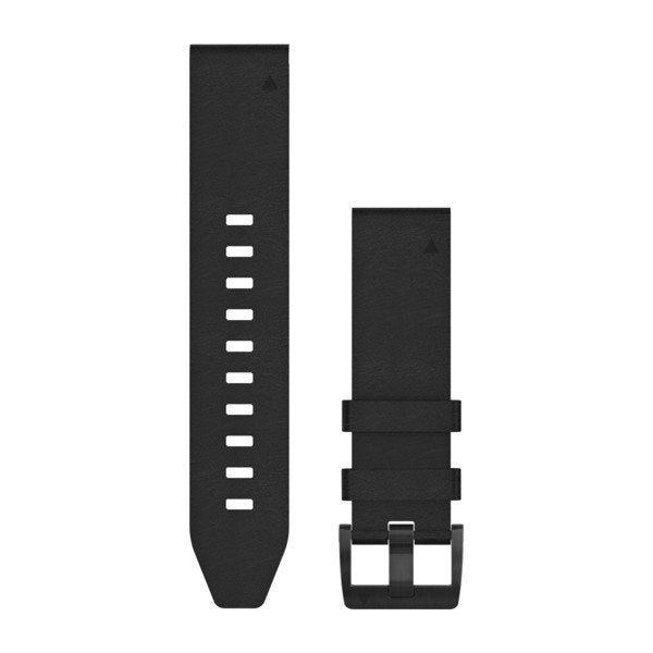 Garmin QuickFit 22mm Black Leather Strap 010-12740-01