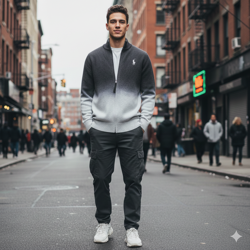 Rаⅼрh Ꮮаurеn - Pull Zippé - Homme