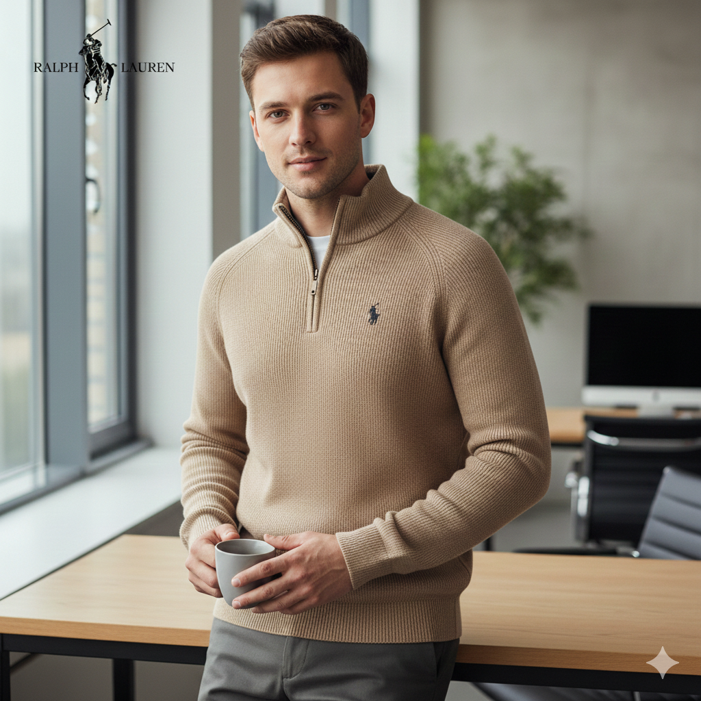 Rаlрһ Lаυгеn - Pull Demi-Zippé - Exclusive Homme