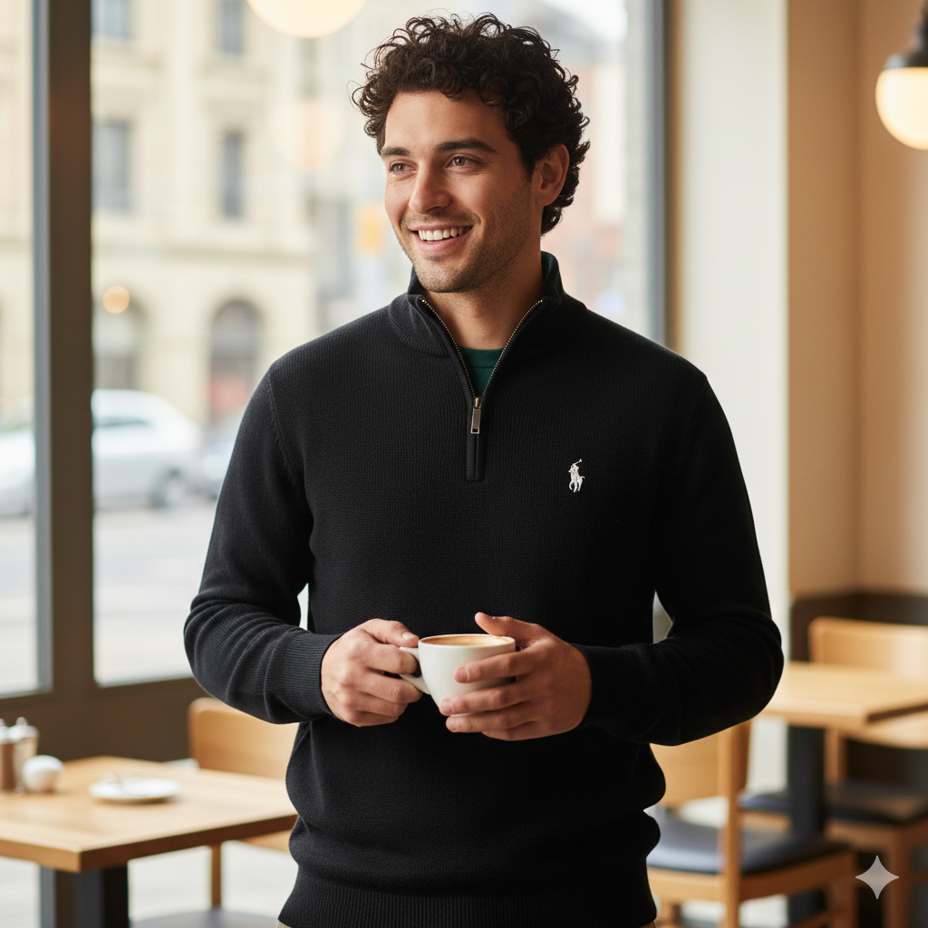 Rаlрһ Lаυгеn - Pull Demi-Zippé - Exclusive Homme