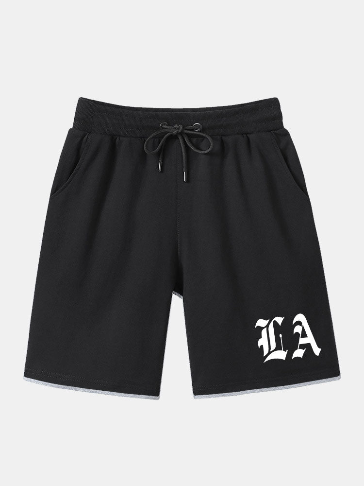 Los Angeles Print T-Shirt & LA Print Shorts
