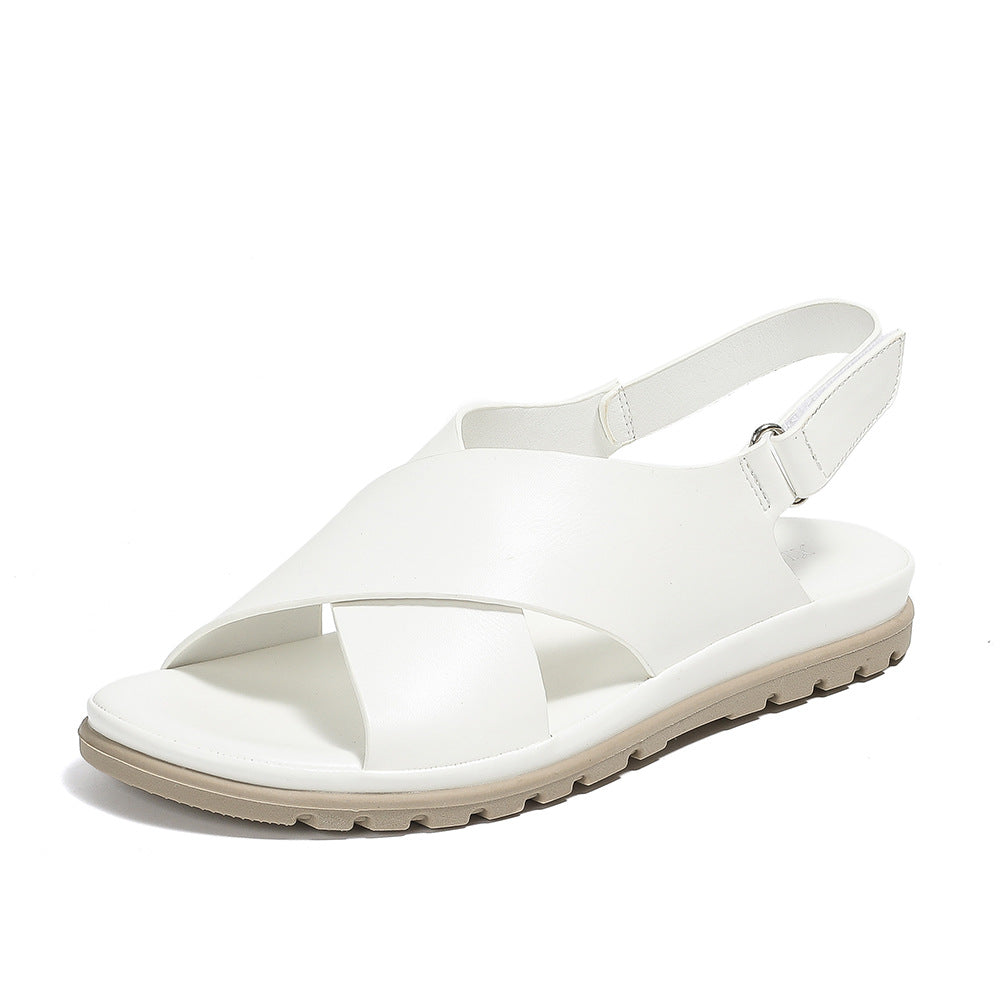 Cross-Strap Comfort Sandals