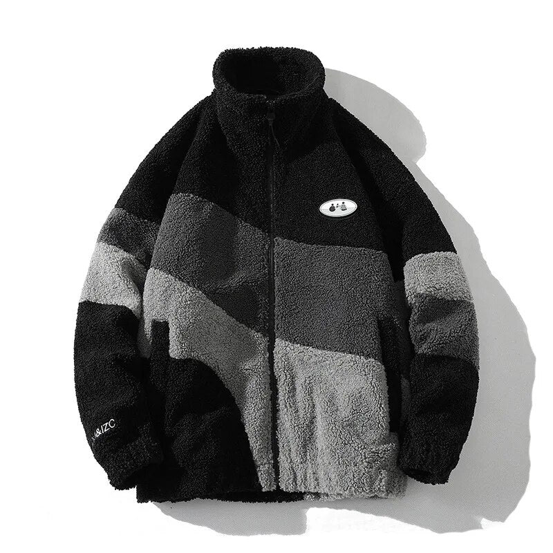 Striped Polar Fleece Jacket