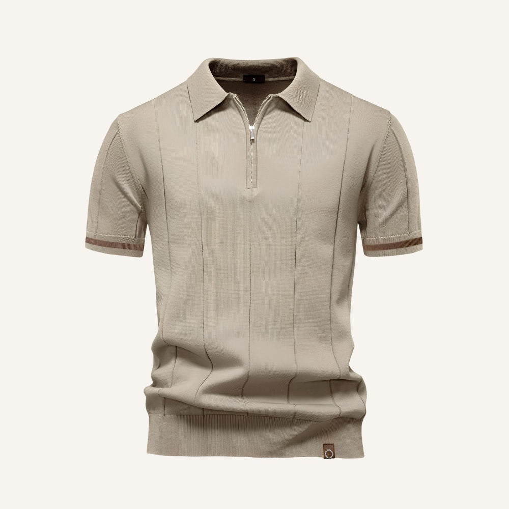 Polo Vissori demi-zip pour homme