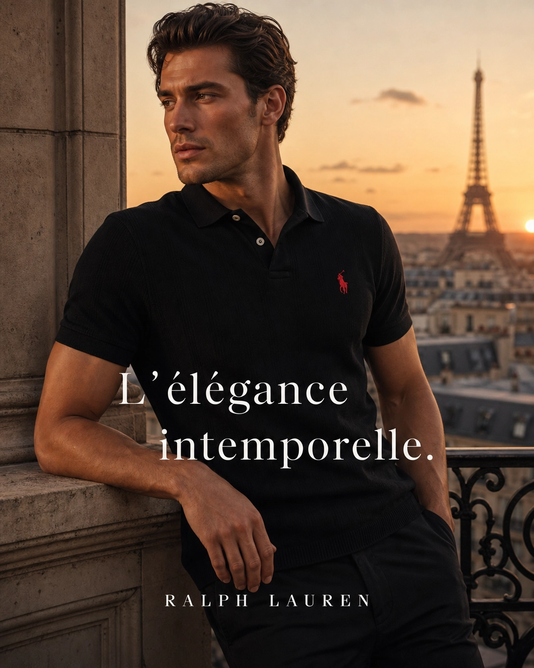 Ralph Lauren - Polo Structuré en Tricot – Élégance