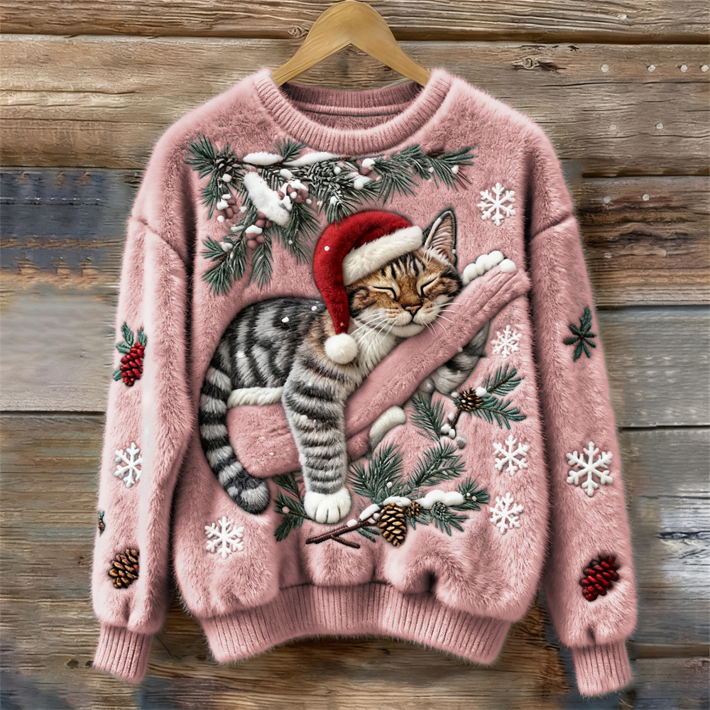 Pull de Noël 3D pour Chats™ - Edition Limitée