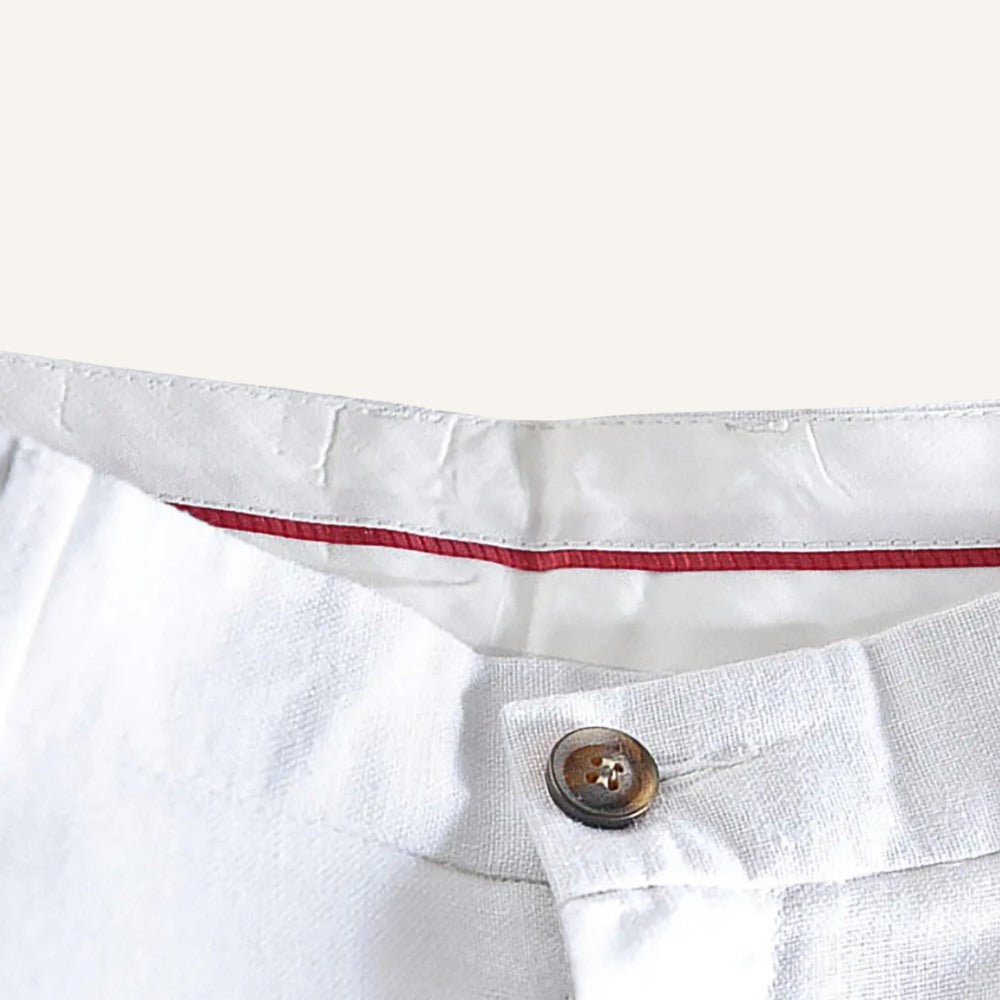 Pantalon Bianco en lin pour homme