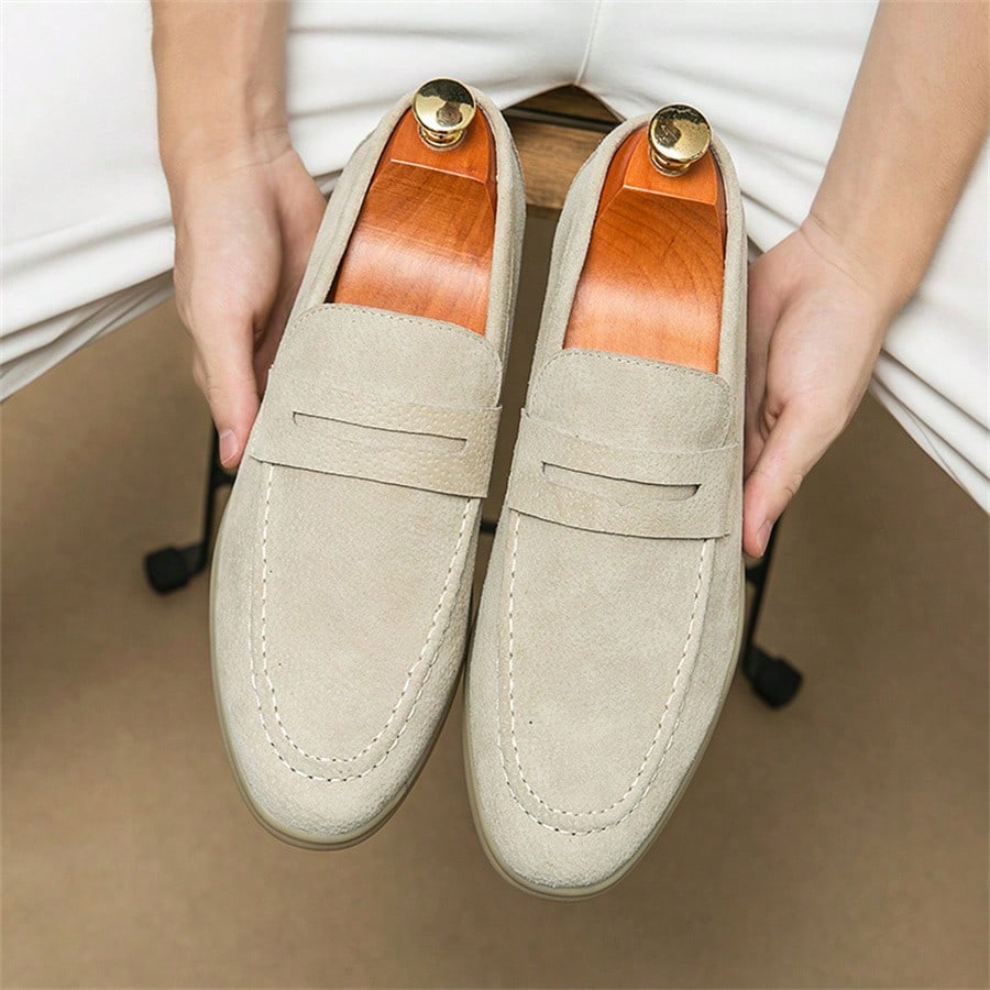 Mocassins Master en daim pour hommes