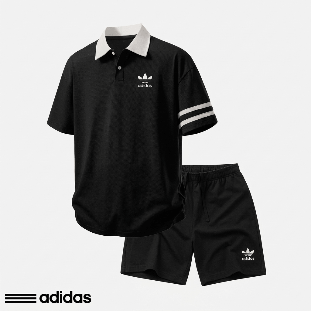 Ensemble Αdіԁаѕ - Polo et Short en Coton