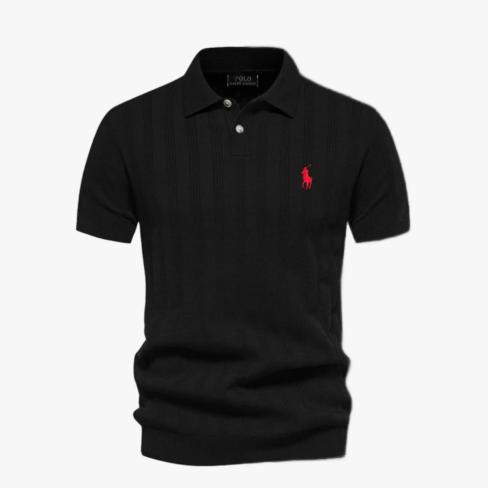 Ralph Lauren - Polo Structuré en Tricot – Élégance