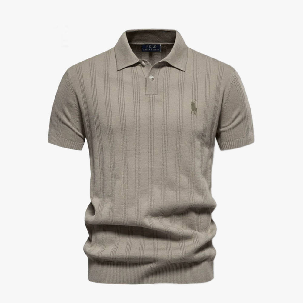Ralph Lauren - Polo Structuré en Tricot – Élégance